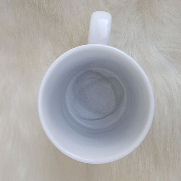 Corvette Chevrolet emblem white black mug coffee cup - Picture 4 of 5